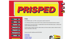 Desktop Screenshot of prisped.cz